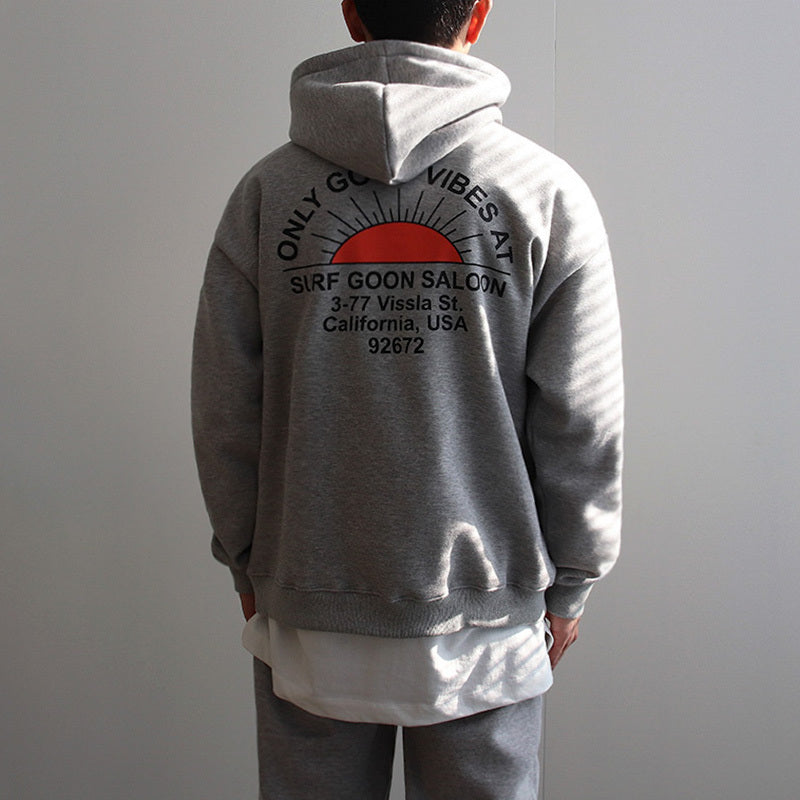 MRCYC sweater suit mens spring new hooded sportswear youth casual Korean style trendy jacket