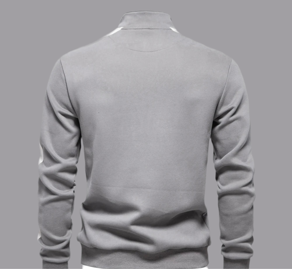 Lightweight Casual Mens Quarter Zip Sport Pullover