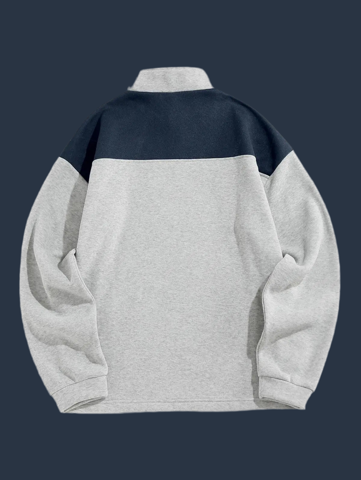 ZAFUL Fleece Lined ALASKA Graphic Quarter Zip 90s Sweatshirt